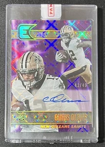 2022 Chronicles Essentials CHRIS OLAVE AUTO /49 SEALED Rookie Purple Saints RC - Picture 1 of 4
