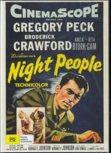 Night People DVD Gregory Peck Broderick Crawford Brand New and Sealed Australia - Picture 1 of 1