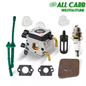 Carburetor For Stihl FS45 FS55 FS55R FS55RC HL45 KM55R FS38 w/Fuel Line Kit - Picture 1 of 8
