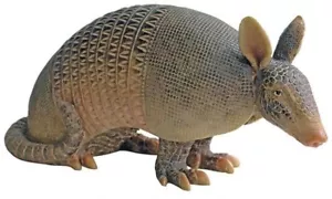 Armadillo Sculpture Garden Statue ~ Realistic Lifelike Southwest Animal Figurine - Picture 1 of 3