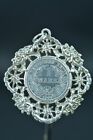 Wspaniała i rzadka srebrna moneta 1 marka 1906-A Niemcy medal wisiorek