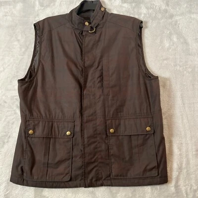 Bobby Jones Men's Inwood Brown Sportsman Full Zip Vest XL - Image 1 of 4
