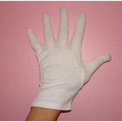 Guantes Disfraz Algodón Blanco Vintage M Vestido Formal Pinup Retro Rockabilly Años 60 Foto 1 de 4