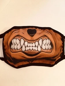 Childrens Face Mask, Grinning Bear Design - Picture 1 of 3