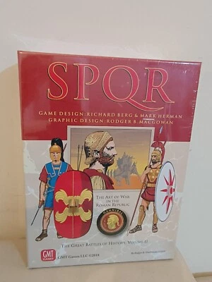 SPQR - The Art of War in the Roman Republic - GMT Games - New & factory sealed - Image 1 of 3