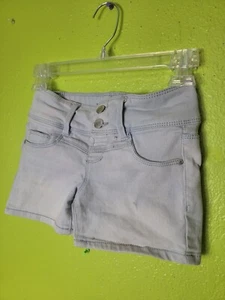 Blue Spice Denim Jean Shorts Size 8 Acid Wash Short Small - Picture 1 of 9