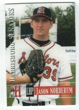 2005 Harrisburg Senators (Double-A Washington Nationals) Jason Norderum