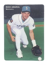 Rich Amaral 1994 Mother's Cookies #11 Seattle Mariners MLB Baseball Card