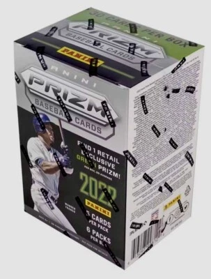 2022 Panini PRIZM Baseball 6-Pack Blaster Box — Sealed w/ 30 Cards — Green PRIZM