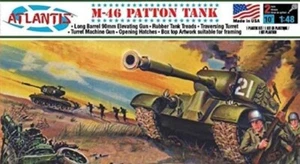 Atlantis M-46 General Patton Tanque 1/48 Kit Modelo Plástico - Imagen 1 de 2