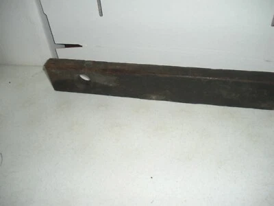 Henry Disston & Morss Antique Level Keystone Tool. Weathered Wood.20" Long  - Image 1 of 4