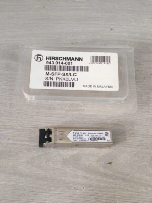 HIRSCHMANN 943 014-001 M-SFP-SX/LC FTLF8519P2BTL-HM TRANSCIEVER - Image 1 of 4