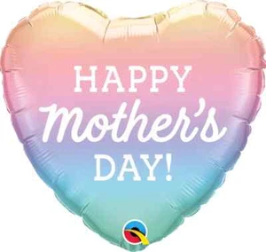 Mother's Day Party Supplies Ombre Pastel Happy Mother's Day Foil Balloon (45 cm) - Picture 1 of 1