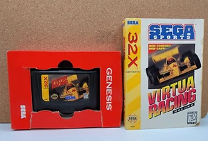 SEGA 32x Sportspiele Virtua Racing Deluxe Vintage Sega Spiel CIB komplettes Handbuch - Bild 1 von 3