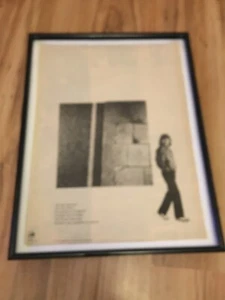 GEORGE HARRISON-SOMEWHERE IN ENGLAND-Original framed poster size promo ad - Picture 1 of 1