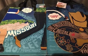 1 Trader Joe's BAG MO - Square Dancing reusable Shopping grocery ECO bag NWT - Picture 1 of 1