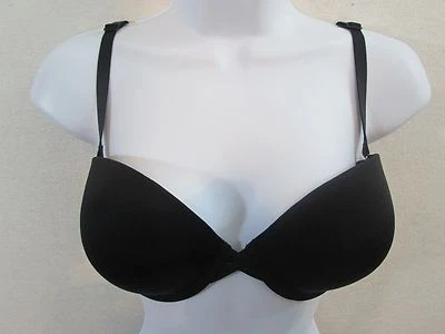 Sujetador Ongassamer Elegante y Encaje Negro Con Aros Estilo #13558 Talla 36C Nuevo con Etiquetas Foto 1 de 4