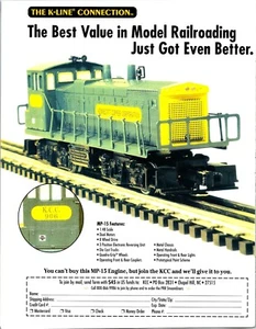 Sets de trenes eléctricos K-Line Print Ad Wall Art Decor Lote de 2 Kennecott Maersk - Imagen 1 de 2