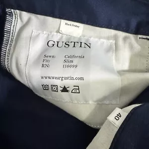denim gustin uomo blu nero friday slim fit taglia 40x34 - Foto 1 di 7