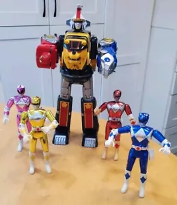 BANDAI Legacy Ninja Megazord Mighty Morphin Power Rangers With 5 Power Ranger - Picture 1 of 17