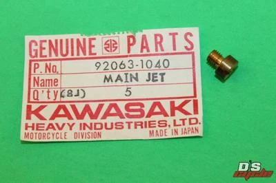 Nuevo de Lote Antiguo Kawasaki 1974-1981 KX250 KX420 JET PRINCIPAL #177-5R PARTE# 92063-1040 Foto 1 de 4