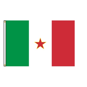 Bandiera delle Brigate Garibaldi partigiane Italia Poliestere 60x90 o 90x150cm - Imagen 1 de 4