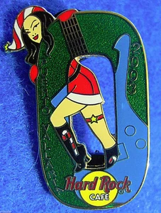 PUERTO VALLARTA MÉXICO SEXY NAVIDAD 2003 PUZZLE CHICA SERIE Hard Rock Café PIN LE - Imagen 1 de 1