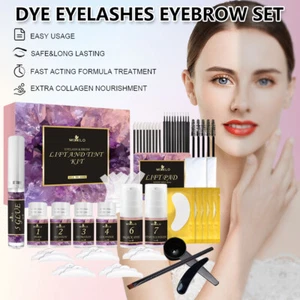 Home Salon Eyelash Lifting and Tint Kit Semi-Permanent Brow Lift Perming Instant - Picture 1 of 14