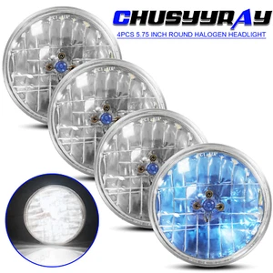Front Halogen Headlight Bulb for Jaguar XJ6 1972-1989 High & Low Beam x4 - Picture 1 of 11