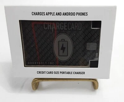 New, 2300 mAh AQUAVAULT Charge Card Ultra-Thin Portable Power Bank - Image 1 of 4