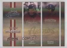 2005 Playoff Absolute Memorabilia Spectrum /150 Jeff Bagwell Richard Hidalgo HOF