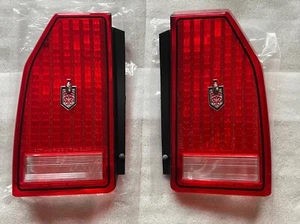 1987-1988 Reproduction SS Tail Lamp Lenses with Emblems Pair - Bild 1 von 9
