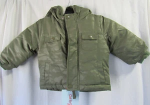 Cat & Jack Heavyweight Hooded Ski Jacket, Faux Fur Lined, Size 12 months New - Picture 1 of 4