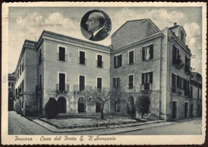 cartolina PESCARA casa del poeta g.d'annunzio - Picture 1 of 1