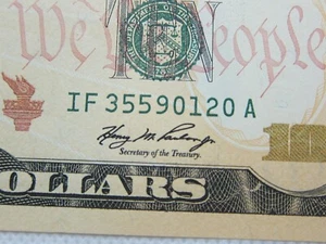 2006 $10 FRN #IF35590120A Uncirculated - Picture 1 of 9