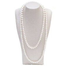 BeautyMood 2 Pcs Pearl Necklace, Stylish Long Pearl Chain for Clothing, Clothing