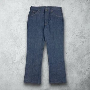 Jeans Lee Rider vintage anni 70 taglio stivaletto uomo 33x31 denim grezzo NOS cerniera Talon - Foto 1 di 7