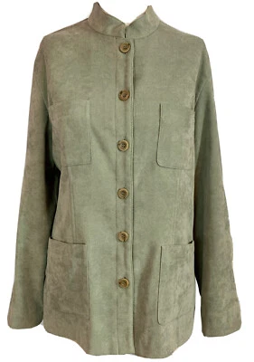 Norton Studio woman blazer/ Jacket Sz 12 green color nwot - Image 1 of 4