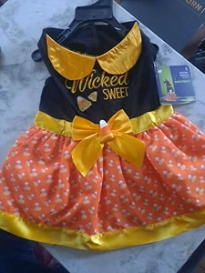 WICKED SWEET Dog Dress Costume Halloween new pet  Bootique small - Picture 1 of 5
