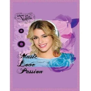 COUVERTURE POLAIRE ENFANT DISNEY VIOLETTA MAUVE 100 X 140 CM - Imagen 1 de 1