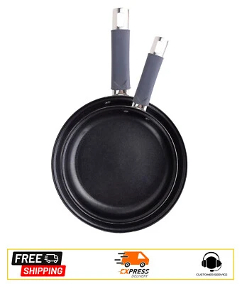 SAN IGNACIO Set 2 padelle 20+24cm in acciaio per induzione linea Sella - NO PFOA - Immagine 1 di 4