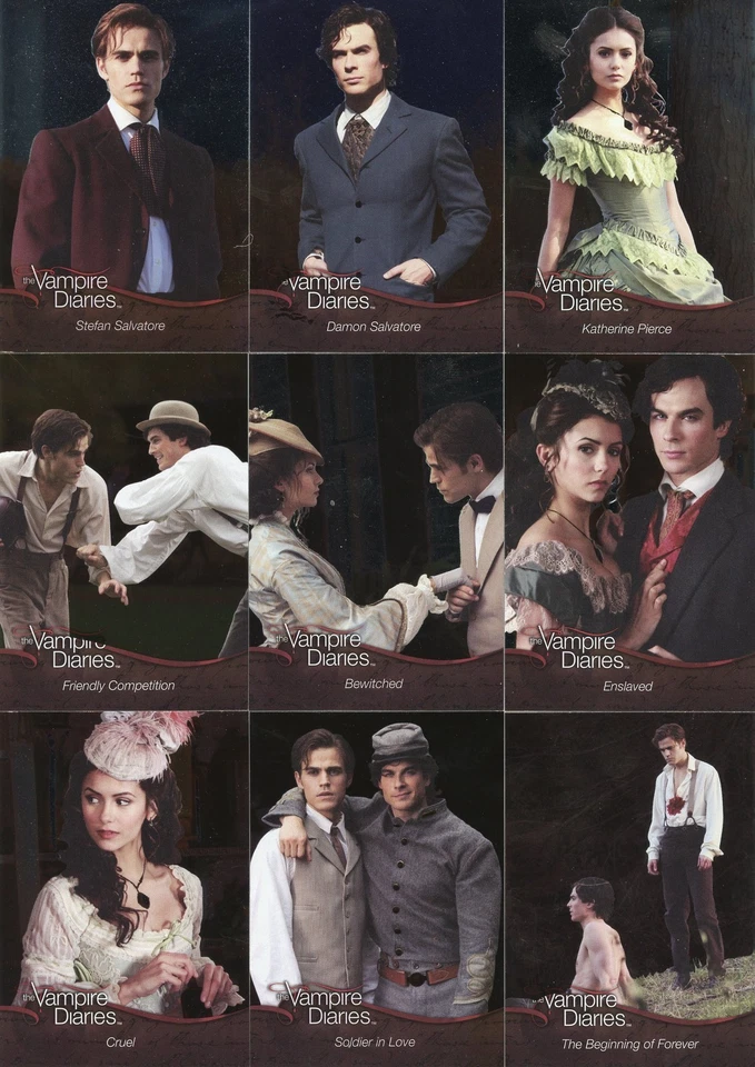 Vampire Diaries Season 1 ~ 9-Card FOIL Insert Set (F01-F09)   - Image 1 of 1