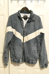 BDG Urban Outfitters mezclilla vintage en V Chevron a rayas lavado en piedra malla M para hombre - Imagen 1 de 4