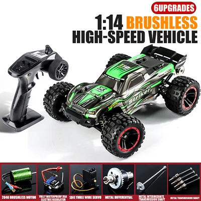 2.4G 1:14 RC Car 4WD 75km/h High Speed Buggy Off Road Car RTR Remote Control - Image 1 of 4