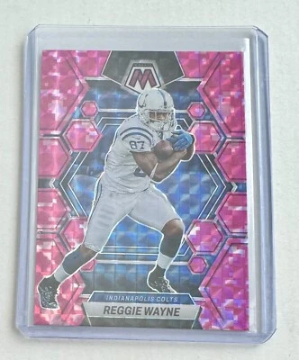 2023 Panini Mosaic Pink Camo #101 Reggie Wayne Indianapolis Colts - Image 1 of 2