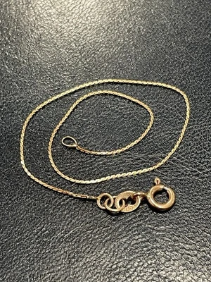 Vintage 14K Solid Gold 7" Herringbone Bracelet! 0.6GR! - Image 1 of 4