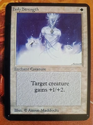 Mtg Alpha Holy Strength Off Center - Image 1 of 2