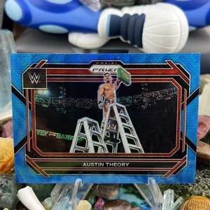 2023 Panini Prizm WWE - Austin Theory, Blue Wave Prizm SP #96 - Bild 1 von 2