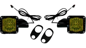 Custom Dynamics Shark Demon LED Turn Signals Black Yellow #SD-RG-FT-YB - Picture 1 of 1