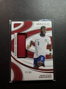 2024-25 Panini Inmaculada/65 Yunus Musah Magníficos Memorabilia #ME-YM EE. UU. - Imagen 1 de 2